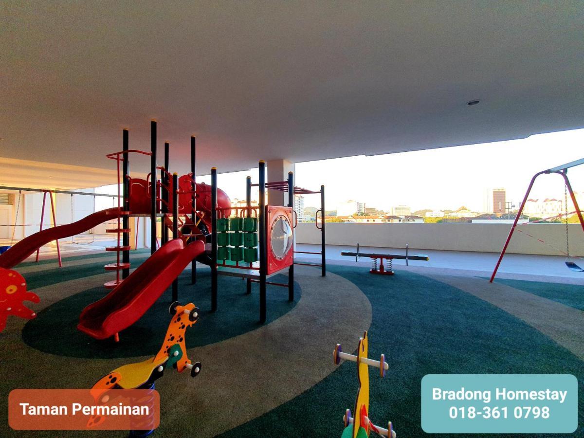 Bradong Homestay - Musllm Only, 3 Queen Bedrooms, Seaview, Infinity Pool, Gym, Near Drawbridge & Ktcc Mall Kuala Terengganu Exterior foto